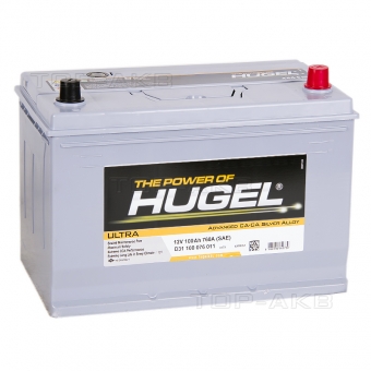 Аккумулятор автомобильный Hugel Ultra Asia 100R 760A (306x173x225) D31 100 076 011