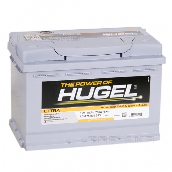 Аккумулятор автомобильный Hugel Ultra 75R 700A (278x175x190) L3 075 070 013