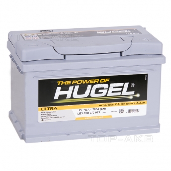 Аккумулятор автомобильный Hugel Ultra 70R низкий 700A (278x175x175) LB3 075 070 013