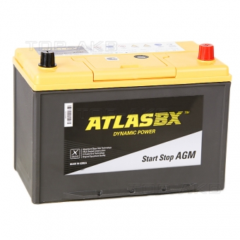 Аккумулятор автомобильный Atlas AGM AX S115D31L (90R 800A 306x175x225)