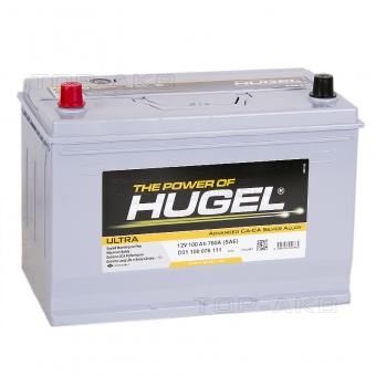 Аккумулятор автомобильный Hugel Ultra Asia 100L 760A (306x173x225) D31 100 076 111