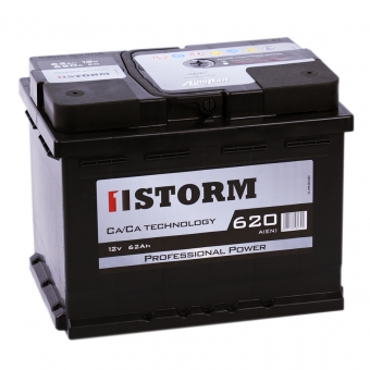 Аккумулятор автомобильный Storm Professional Power 62R 620A 242x175x190
