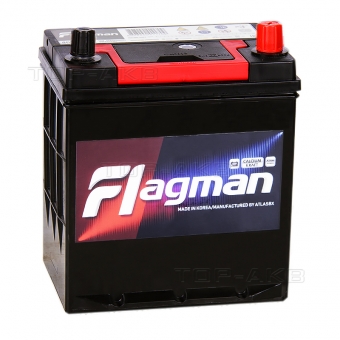Аккумулятор автомобильный Flagman 46B19L 44R 400A 186x127x220
