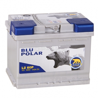 Аккумулятор автомобильный Baren Polar Blu 60L 540A 242x175x190 (L2X60P)