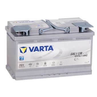 Аккумулятор автомобильный Varta Silver Dynamic AGM F21 80R (Start-Stop) 800A 315x175x190 (580 901 080)