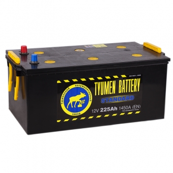 Автомобильный аккумулятор Tyumen Battery Standard 225 Ач обр. пол. 1500A (518x278x242)