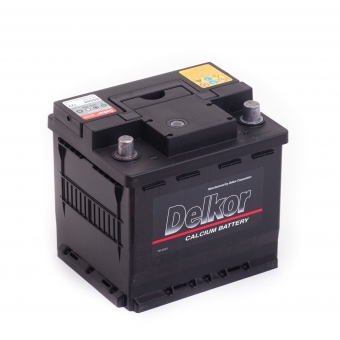 Аккумулятор автомобильный Delkor 55566 (55R 500A 207х174х190)
