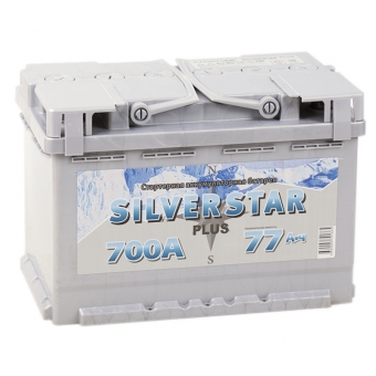 Аккумулятор автомобильный Silverstar Plus 77L 700A 276x175x190