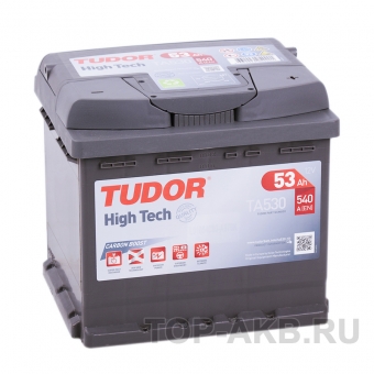 Аккумулятор автомобильный Tudor High-Tech 53R (540A 207x175x190) TA530