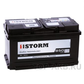 Аккумулятор автомобильный Storm Professional Power 85R низкий 850A 315x175x175