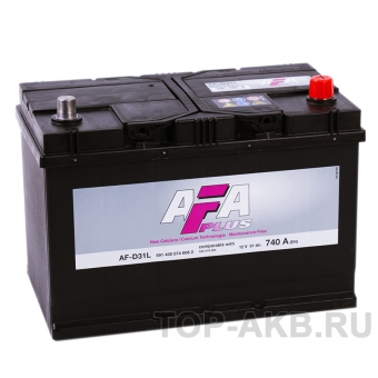 Аккумулятор автомобильный AFA Plus 91 Ач 740A обр. пол. (306x173x225) AF-D31L