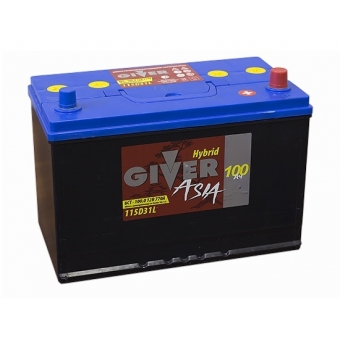 Автомобильный аккумулятор Giver 115D31L (100R 770A 302x172x223)