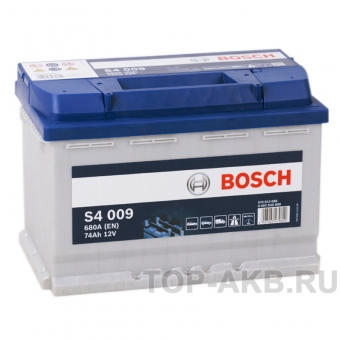Аккумулятор автомобильный Bosch S4 009 74L 680A 278x175x190