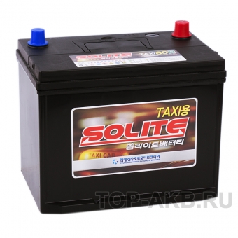 Аккумулятор автомобильный Solite TAXI 80R 12V 80Ач 640A прям. пол. (262x175x220) с бортиком