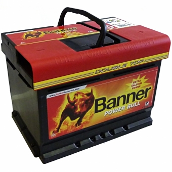 Аккумулятор автомобильный BANNER Power Bull (62 05) 62R 540A 241x175x190