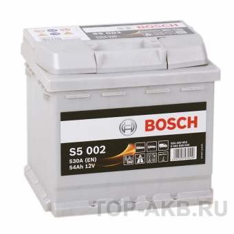 Аккумулятор автомобильный Bosch S5 002 54R 530A 207x175x190
