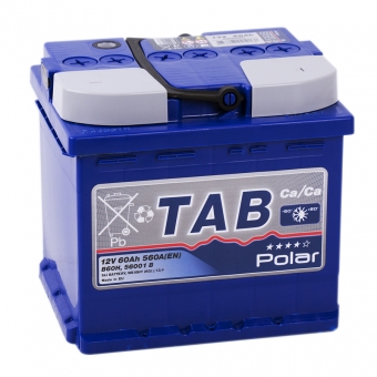 Аккумулятор автомобильный Tab Polar 60R кубик (560A 207x175x190) 121260 56001