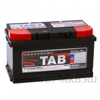Аккумулятор автомобильный Tab Magic 85R (800A 315x175x175) 189085 58514