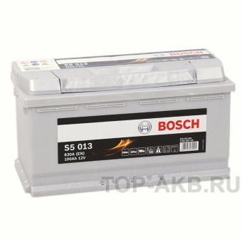 Аккумулятор автомобильный Bosch S5 013 100R 830A 353x175x190