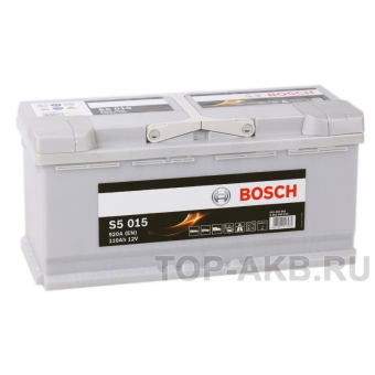 Аккумулятор автомобильный Bosch S5 015 110R 920A 393x175x190