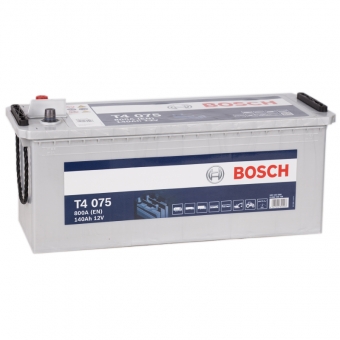 Аккумулятор автомобильный Bosch T4 075 140 евро 800A 513x189x223