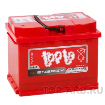 Аккумулятор автомобильный Topla Energy 60L (600A 242x175x190) 108160 56265