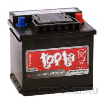 Аккумулятор автомобильный Topla Energy 60 uni (560A 207x175x190) 108660 56077