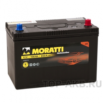 Аккумулятор автомобильный Moratti Asia 100R 850А 301x175x220 D31L