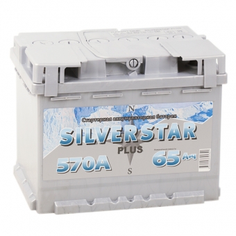 Аккумулятор автомобильный Silverstar Plus 65L 570A 242x175x190