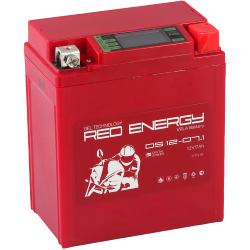 Мотоциклетный аккумулятор Red Energy DS 1207.1, 12V 7Ач 110А (114x71x131) YTX7L-BS