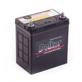 Аккумулятор автомобильный Delkor 46B19R (40L 370A 187x127x227)