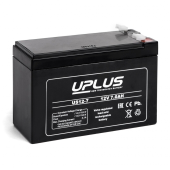 Аккумуляторная батарея Leoch Uplus US12-7 | 12V 7 Aч (151x65x99)