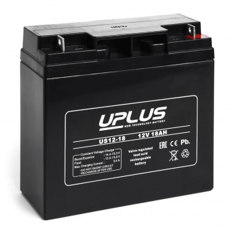 Аккумуляторная батарея Leoch Uplus US12-18 | 12V 18 Aч (181,5x77x167)