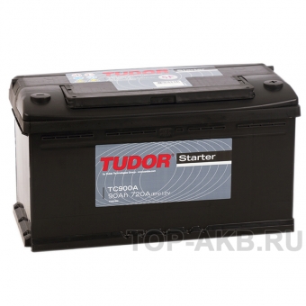 Аккумулятор автомобильный Tudor Starter 90R (720A 353x175x190) TC900