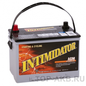 Аккумулятор автомобильный Deka Intimidator AGM 55Ah 20hr 775A (261x175x200) 9A34R обр. пол.