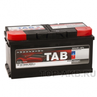 Аккумулятор автомобильный Tab Magic 100R (850A 353x175x175) 189099 60032