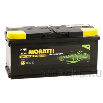 Аккумулятор автомобильный Moratti 110R 1000А 393х175х190