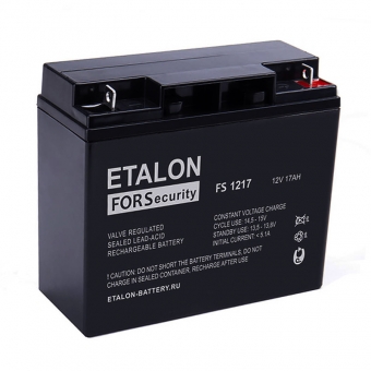 Аккумуляторная батарея ETALON FS 1217 (12V 17 Ач 181x77x167)