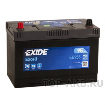 Аккумулятор автомобильный Exide Excell 95L (720A 306x173x225) EB955