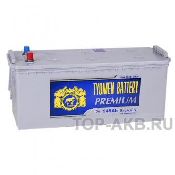 Аккумулятор автомобильный Tyumen Battery Premium 145 Ач прям. пол. 1020A (513x190x230)
