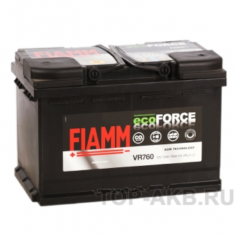 Аккумулятор автомобильный Fiamm Ecoforce AGM 70 Ач 760A обр. пол. (278x175x190) L3 VR760