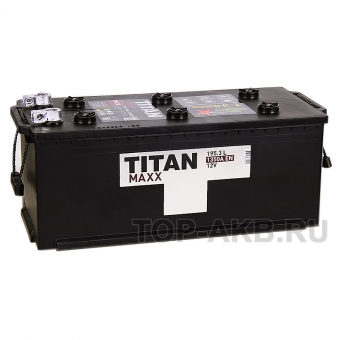 Аккумулятор автомобильный Titan Maxx 195 евро 1350А 524x239x240