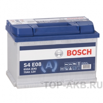 Аккумулятор автомобильный Bosch S4 EFB Start-Stop 70R (650A 278x175x190) E08