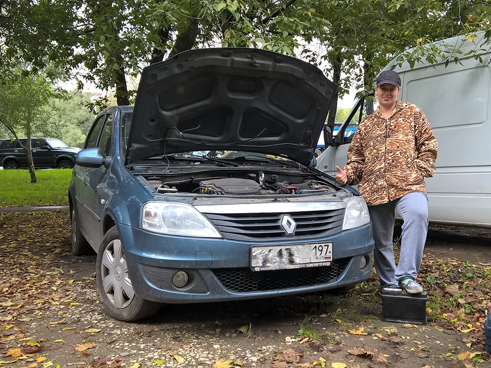 Аккумулятор для Логана