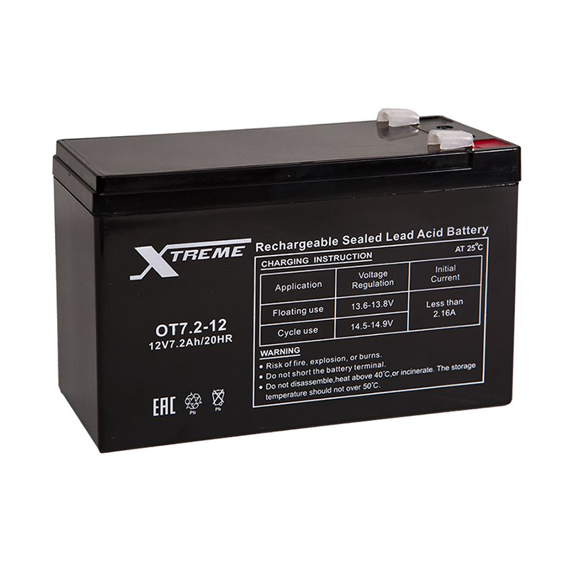 Купить Аккумуляторная батарея Xtreme VRLA 12V 7.2 Ah (OT7.2-12 .
