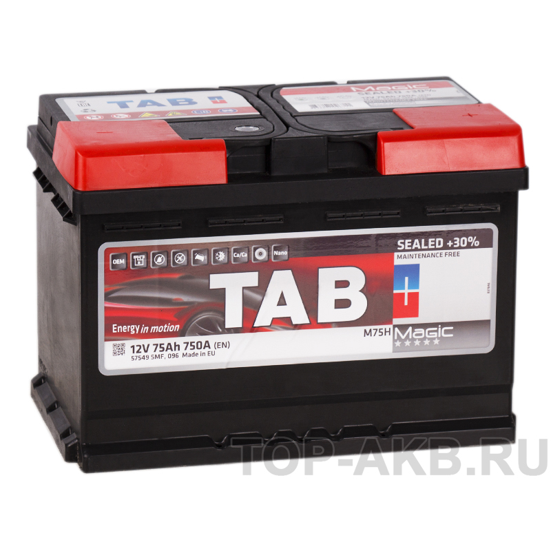 Аккумулятор Tab 75ah Купить