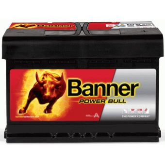 Аккумулятор автомобильный BANNER Power Bull (72 09) 72R 670A 278x175x175