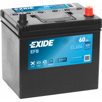 Exide Start-Stop EFB 60R (520А 230x173x222) EL604