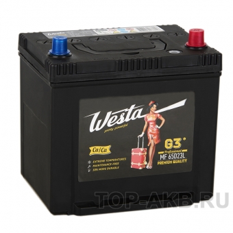 Аккумулятор автомобильный Westa 65D23L (60R 520A 232x173x225)