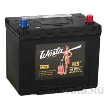 Аккумулятор автомобильный Westa 80D26L (70R 620A 260x173x225)